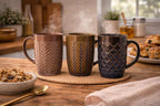 Chevron Design Mugs - Set of 3