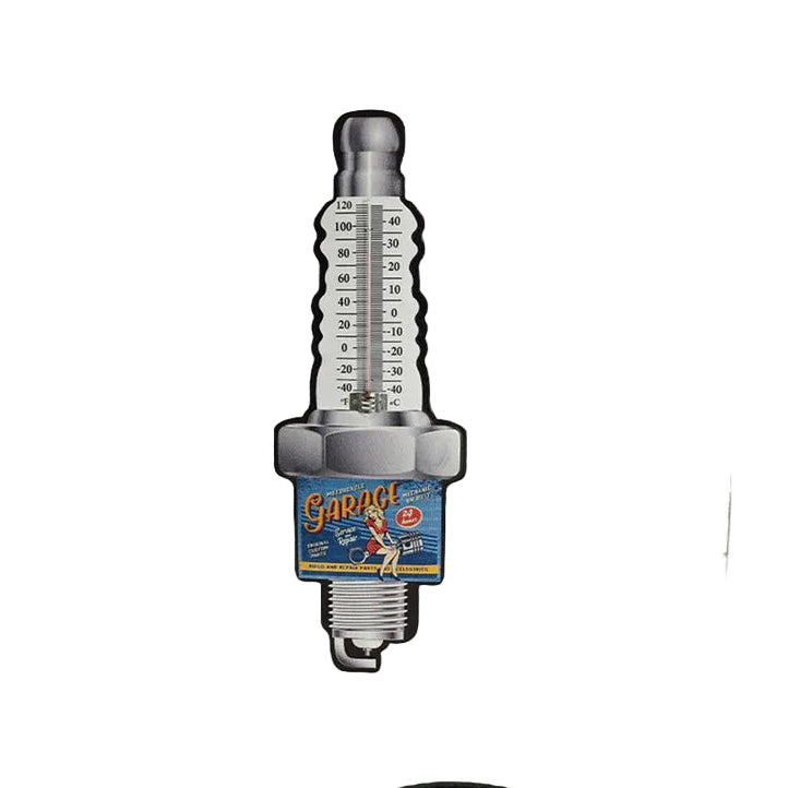 Retro Spark Plug Thermometer