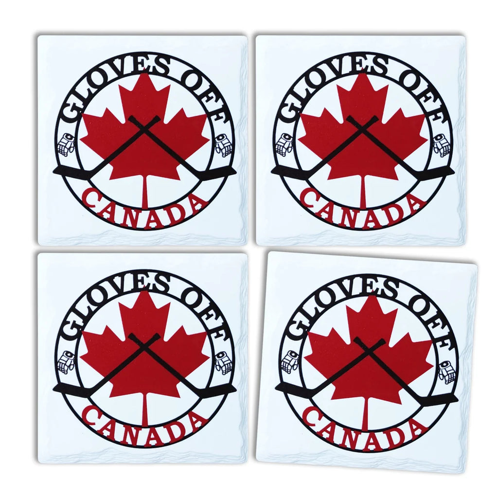 Gloves Off Canada Coaster Set