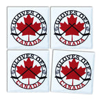 Gloves Off Canada Coaster Set