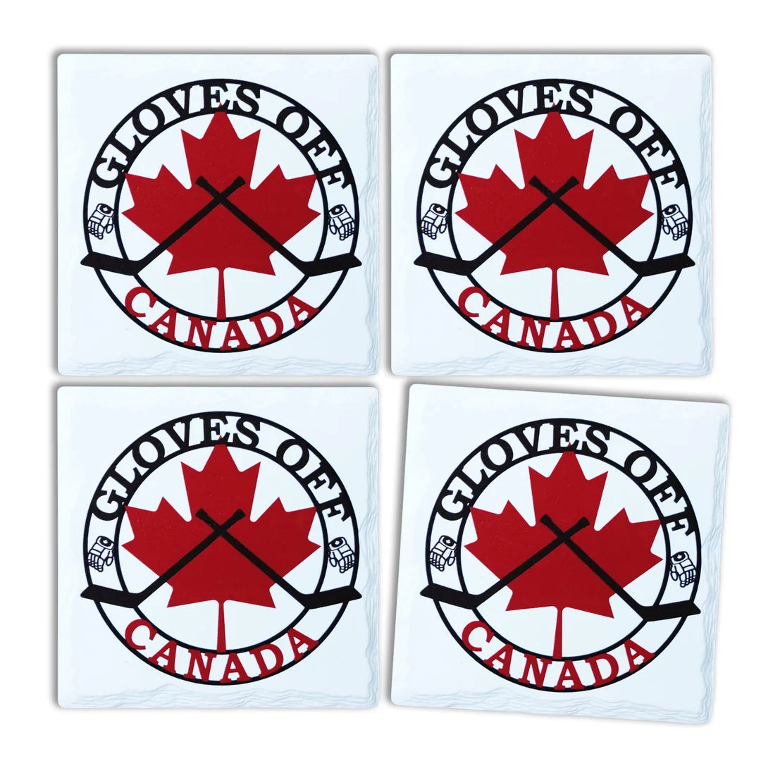 Gloves Off Canada Coaster Set