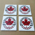 Gloves Off Canada Coaster Set