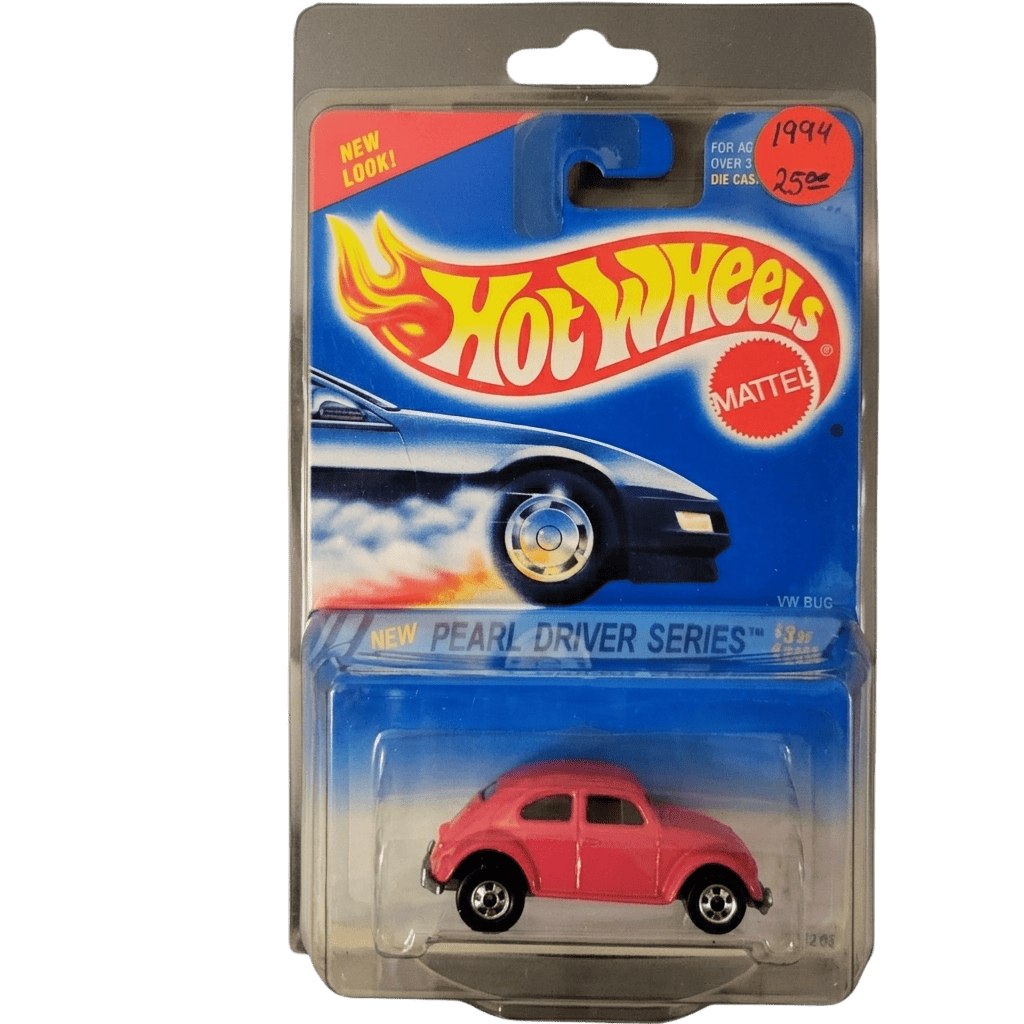 Hot Wheels toy car in packaging with visible branding