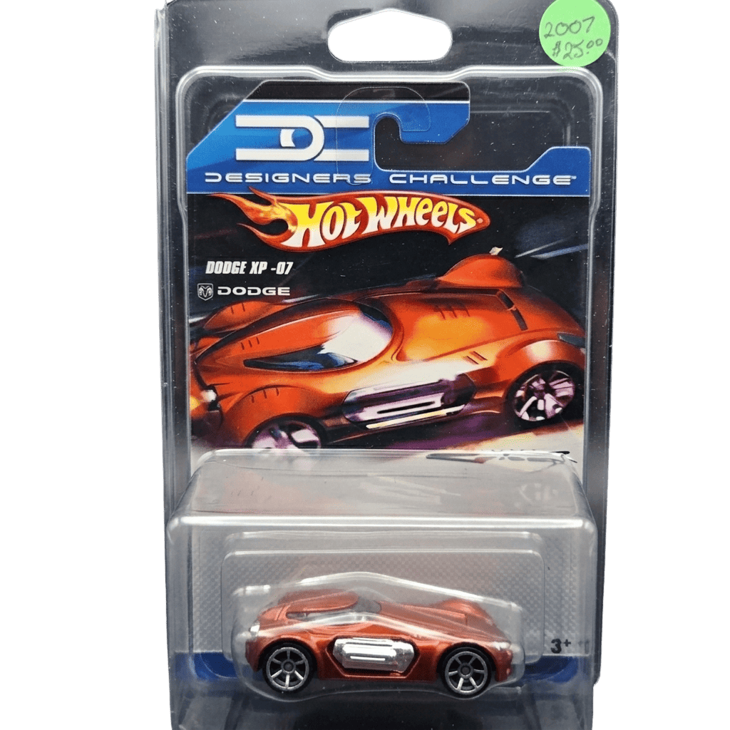 Hot Wheels toy car in packaging with visible branding