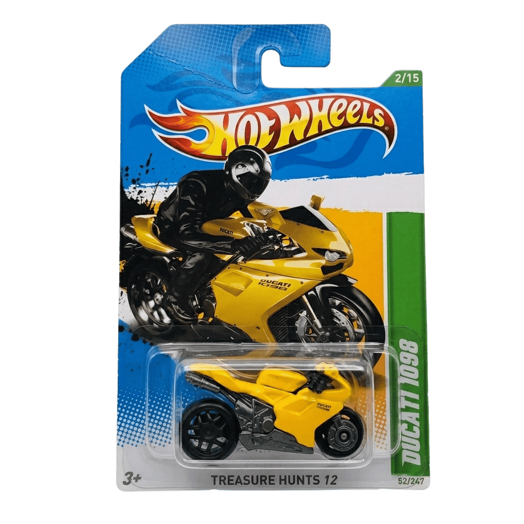 Hot Wheels Ducati 1098 model car in packaging