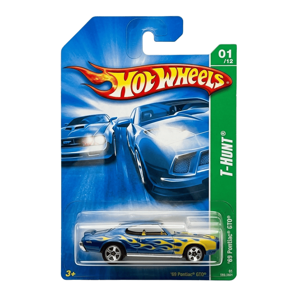 Hot Wheels 2009 - 69 Pontiac GTO in Packaging