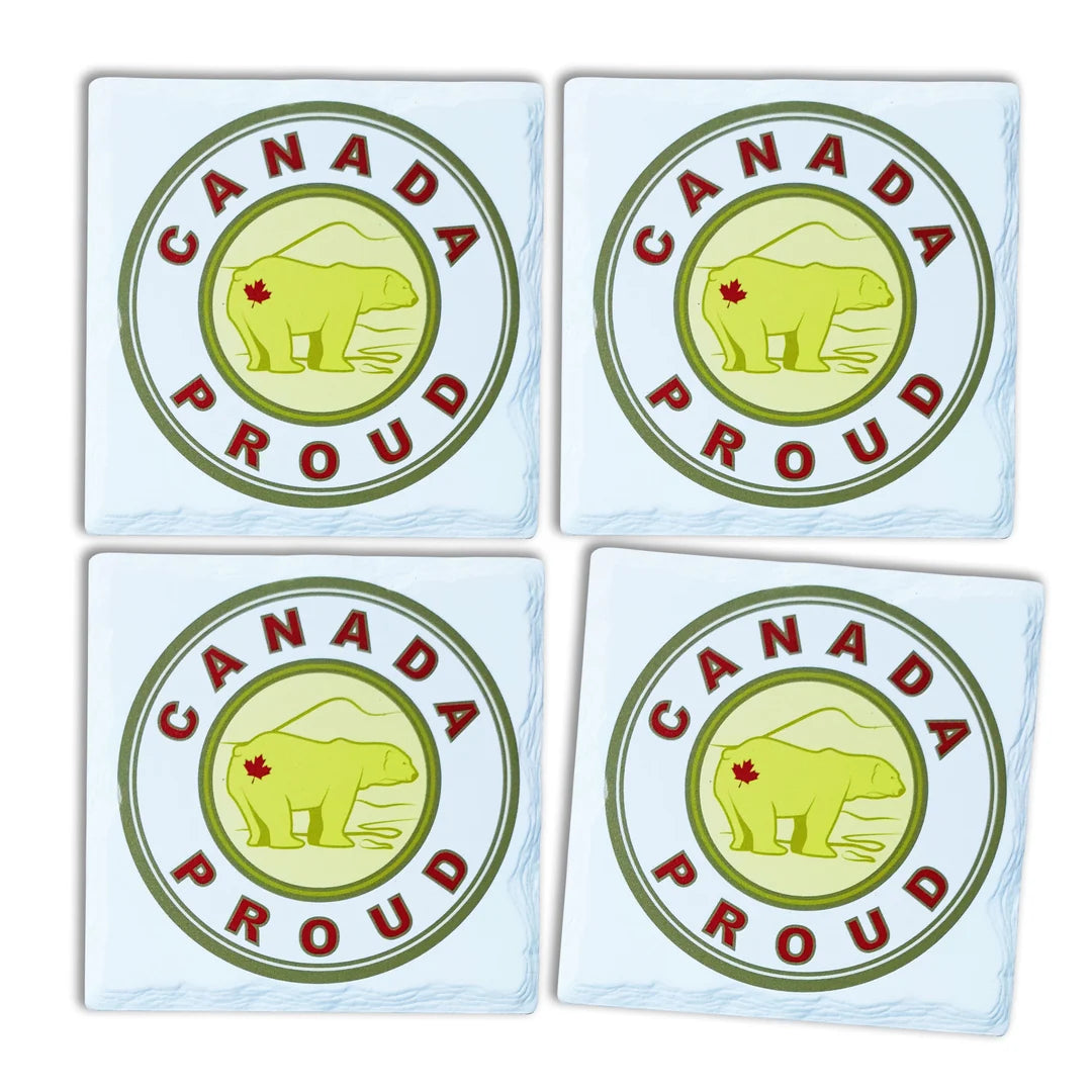 Canada Proud Toonie Coaster Set