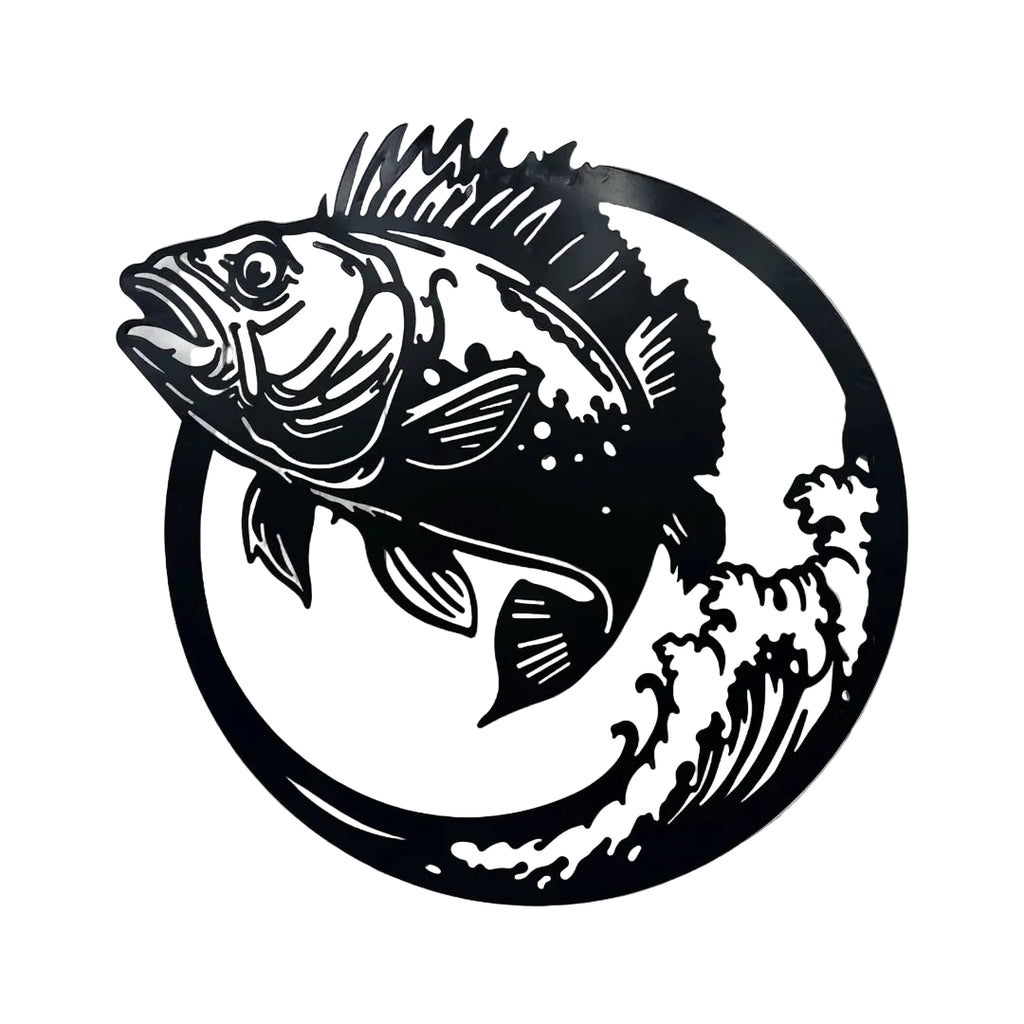 Bluegill Fish Metal Wall Decor