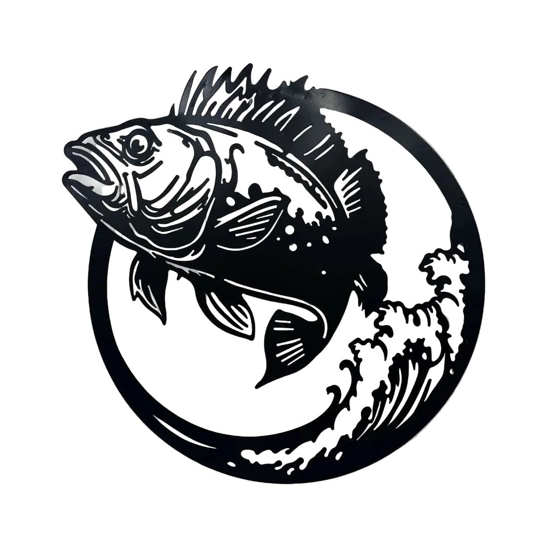 Bluegill Fish Metal Wall Decor